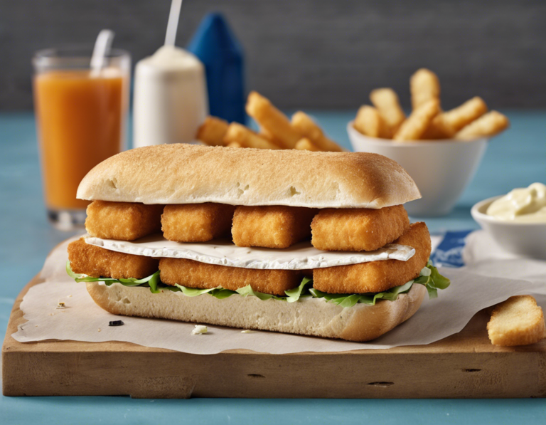 Delicious Greggs Fish Finger Sandwich Recipe