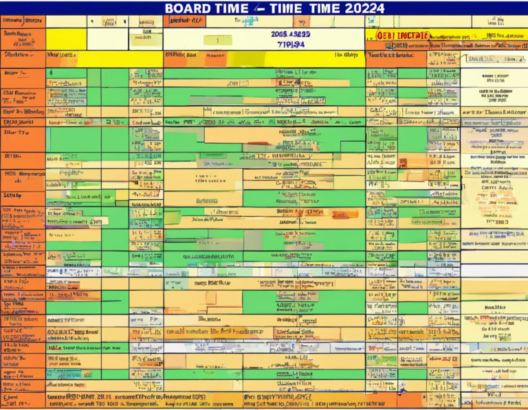 Get Ready: 8th Board Time Table 2024 Revealed!