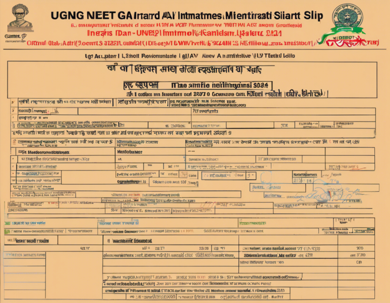 Ultimate Guide for NEET UG 2024 City Intimation Slip